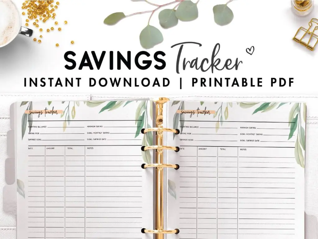 savings tracker