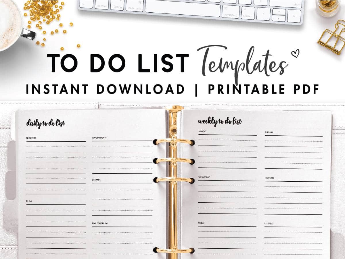Floral To Do List Template - Free Printable - World of Printables