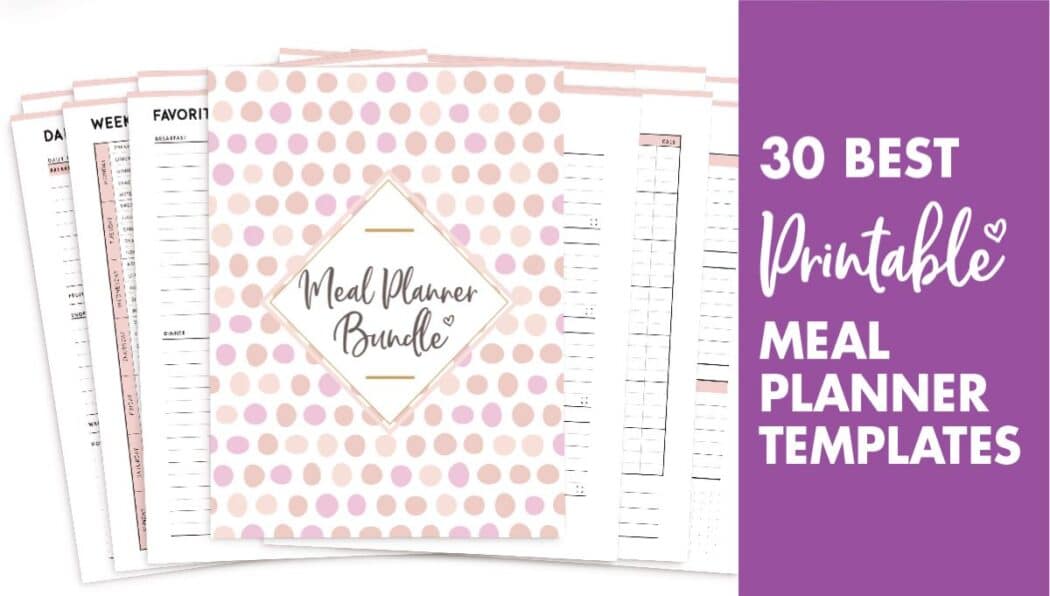 Free Printable Minimalist Weekly Meal Planner - World of Printables