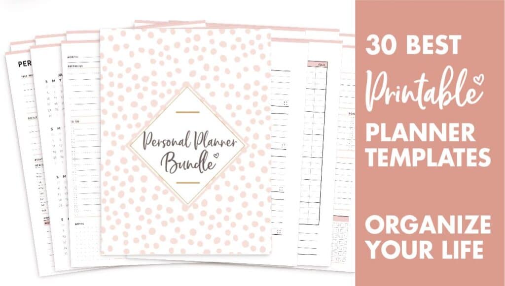 30 best printable planner templates