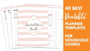 Household Chores Made Easy +40 Awesome Printables To Help You - World ...