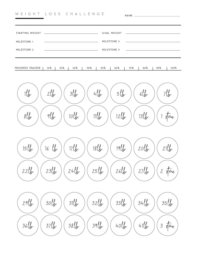 Download Free Lose Weight Competition Template