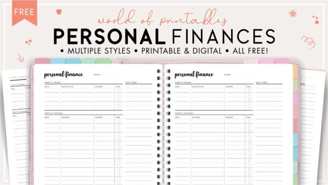 Printable Personal Finance PDF