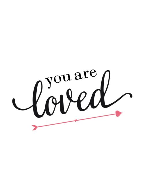 You Are Loved - Free Printable Nursery Decor Print