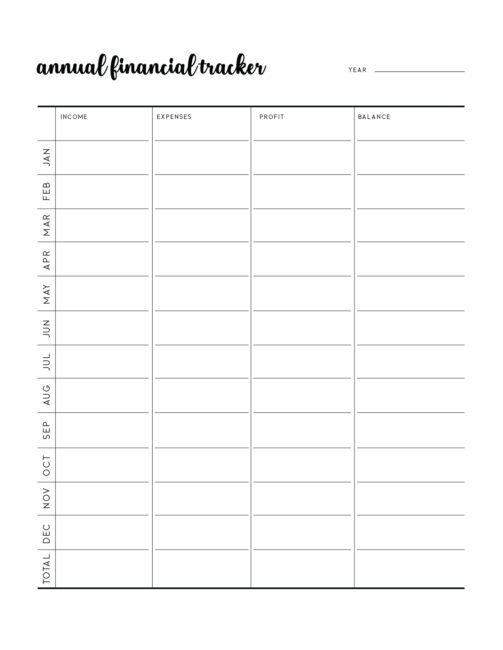Printable Business Budget Template - Free PDF Templates