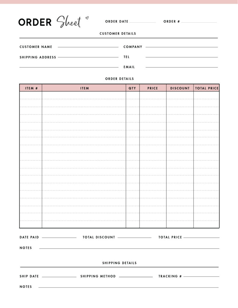 printable purchase order template