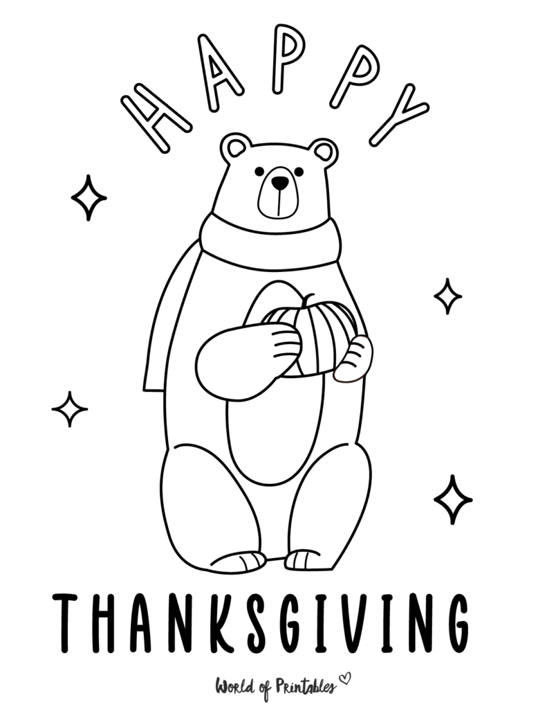 Fall Coloring Pages 13