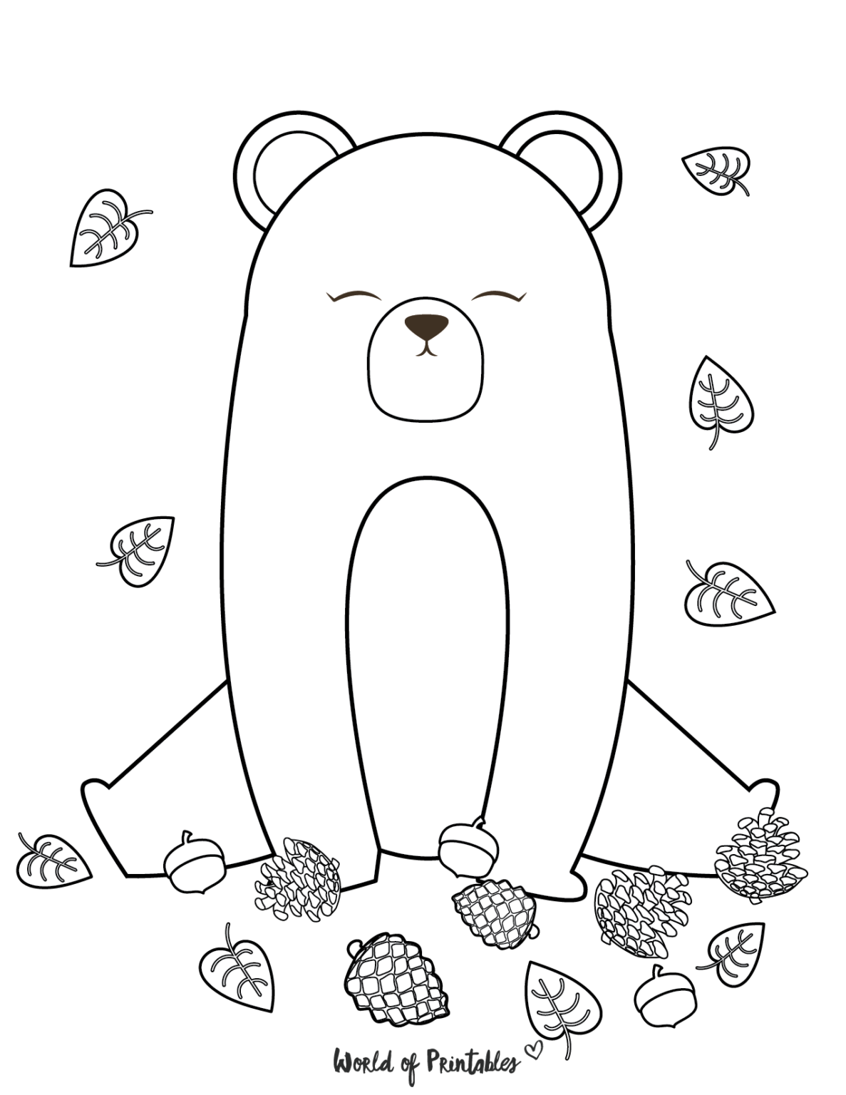 The Best Fall Coloring Pages For Kids & Adults - World of Printables