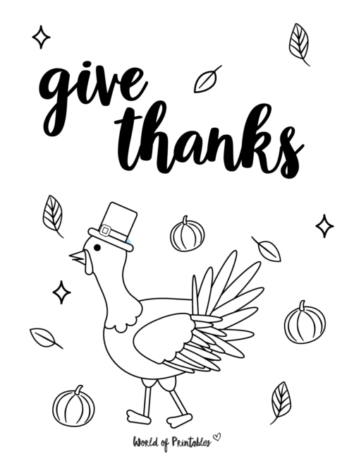 The Best Fall Coloring Pages For Kids & Adults - World of Printables