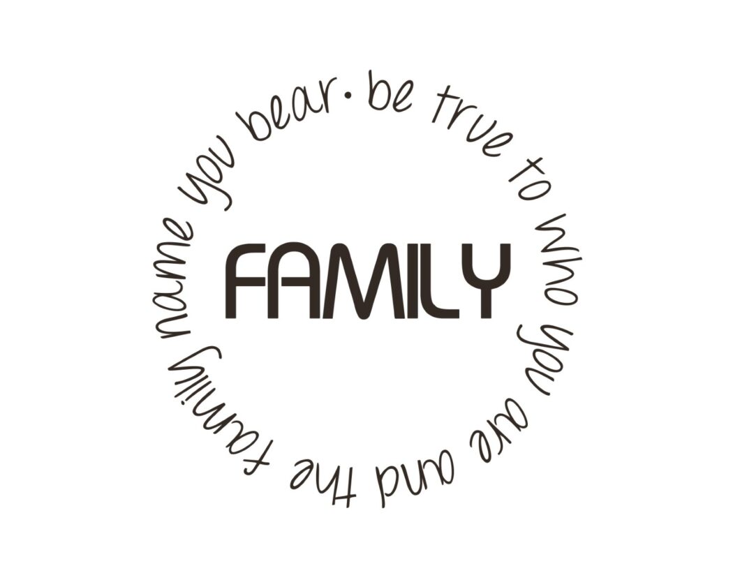 Free Printable Wall Art Family Name You Bear Art Print World of