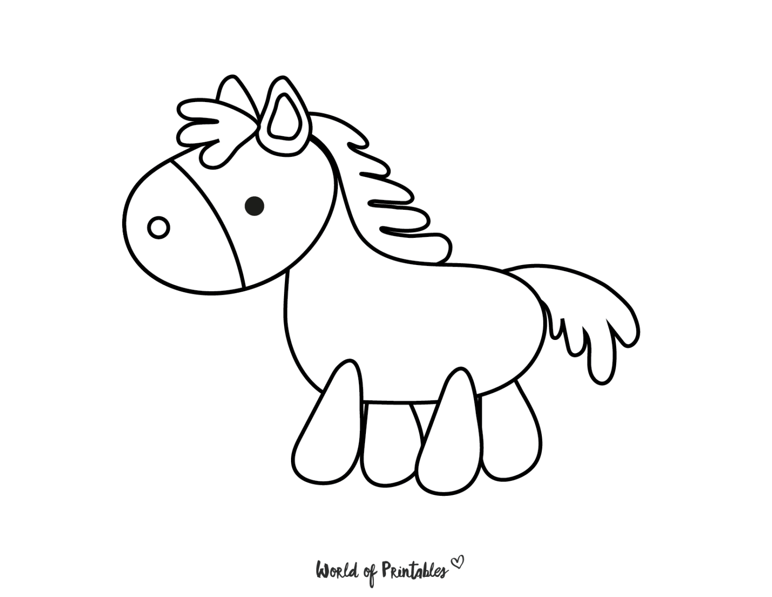100 Easy Coloring Pages For Kids World Of Printables