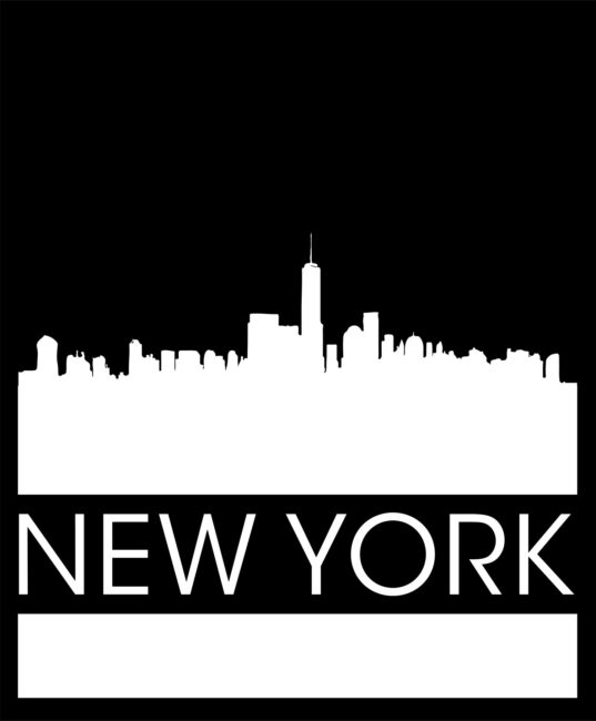 New York Skyline Black And White - Free Printable New York Wall Art