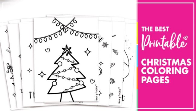 The Best Christmas Coloring Pages