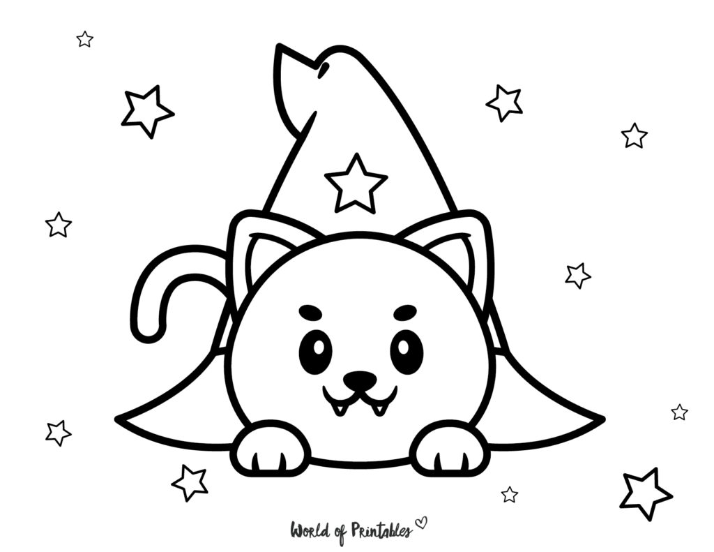 Halloween Coloring Page 1