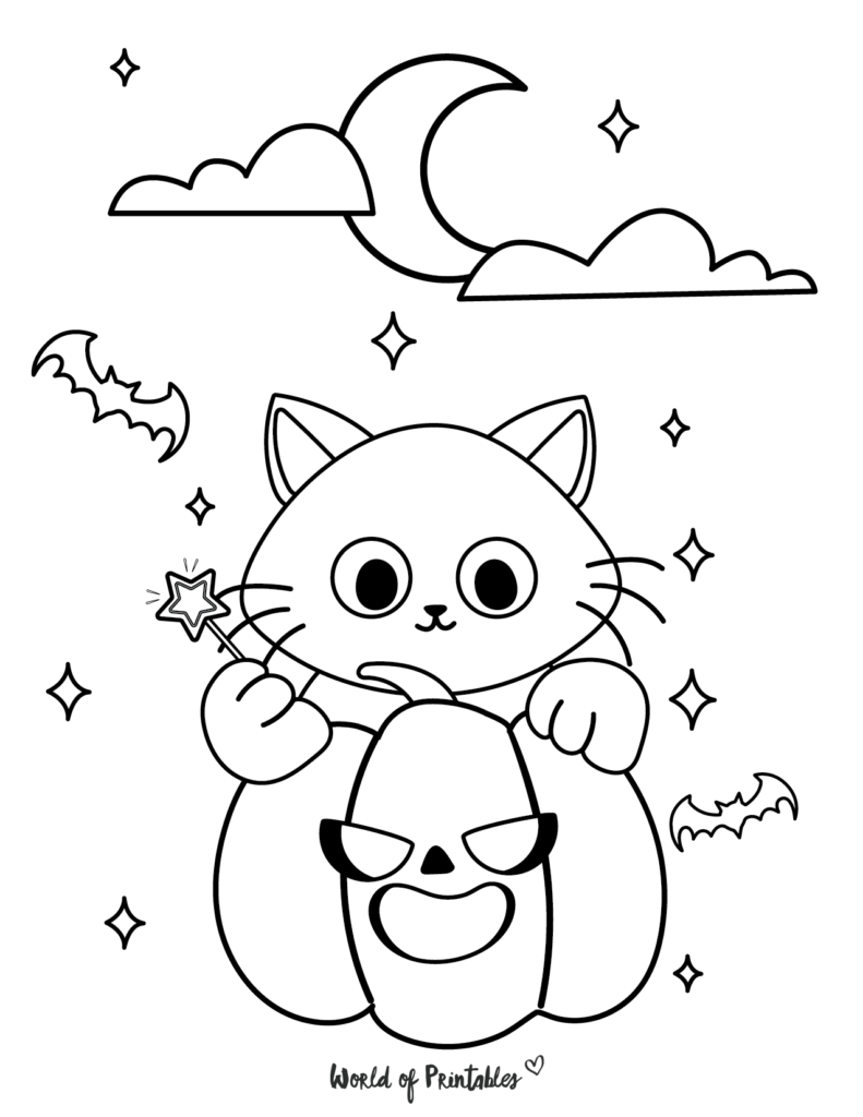 Halloween Coloring Sheet