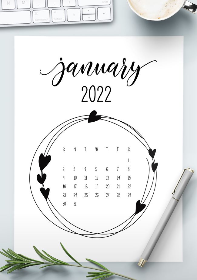 2022 calendar designs