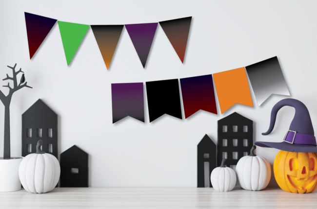 Colorful Halloween Banners