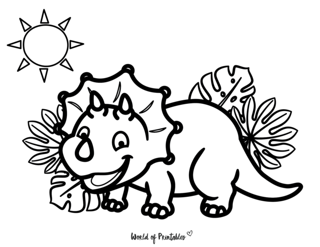 Dinosaur Coloring Pages - 14