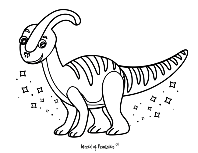 Dinosaur Coloring Pages - 18