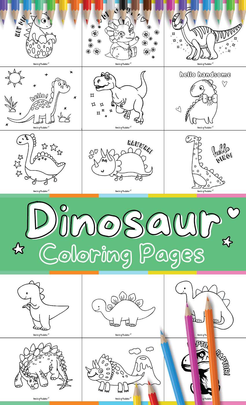 dinosaur coloring pages 50 best pages for kids world of printables