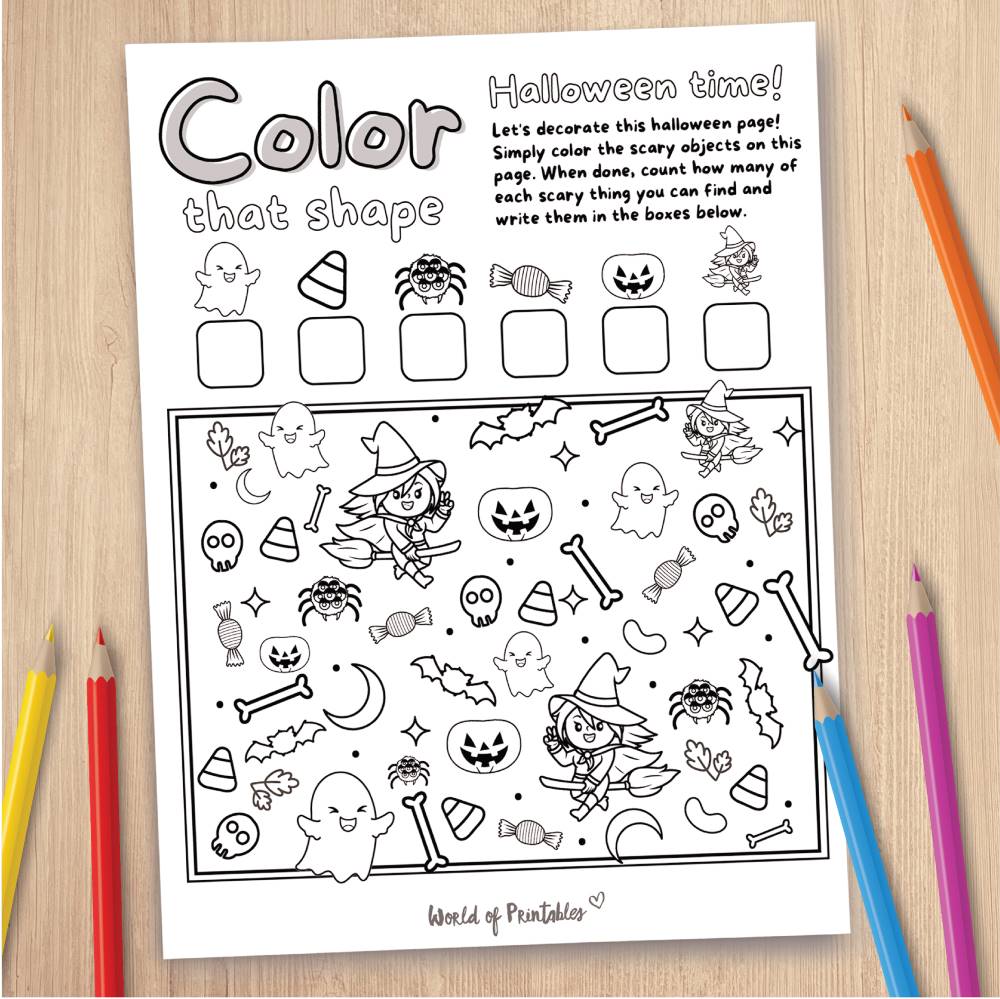 Halloween Coloring Page Game