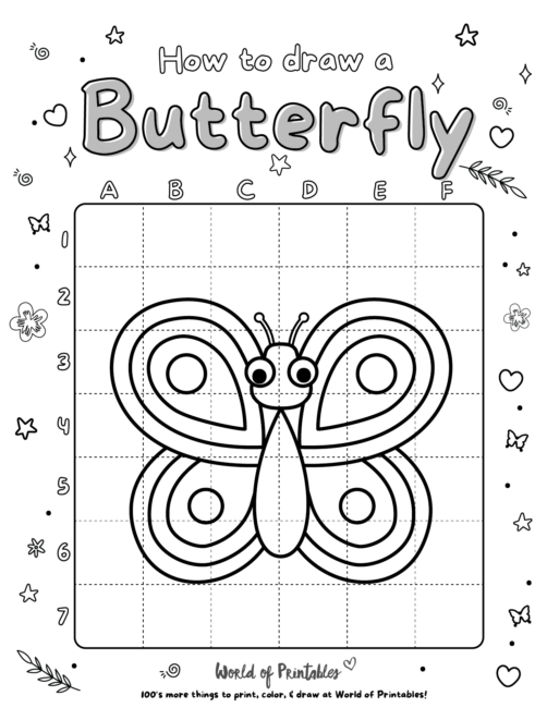 How To Draw A Butterfly 2