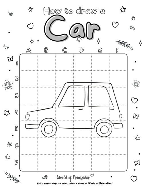 How To Draw A Car