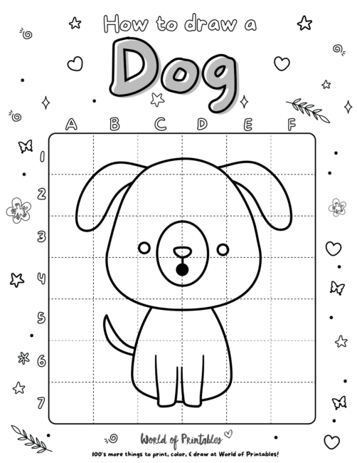 How To Draw A Dog Easy