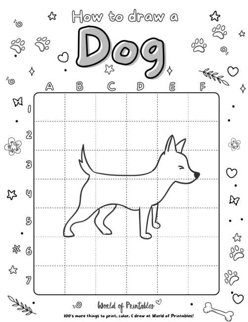 How To Draw A Dog 3