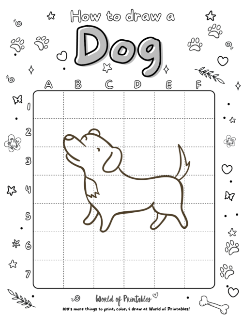 How To Draw A Simple Dog