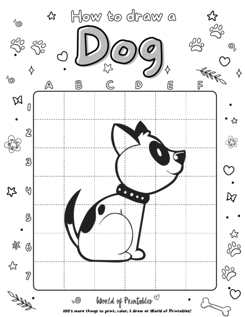 How To Draw A Dog 6