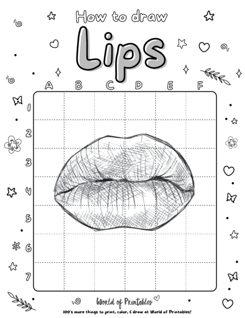 How To Draw Lips 2