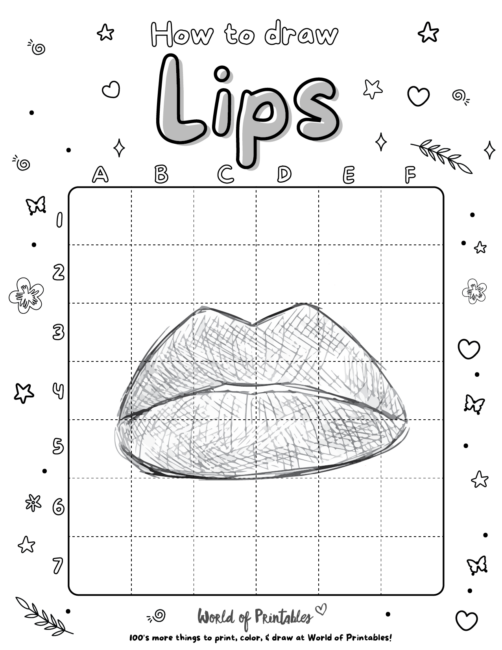 How To Draw Lips 3