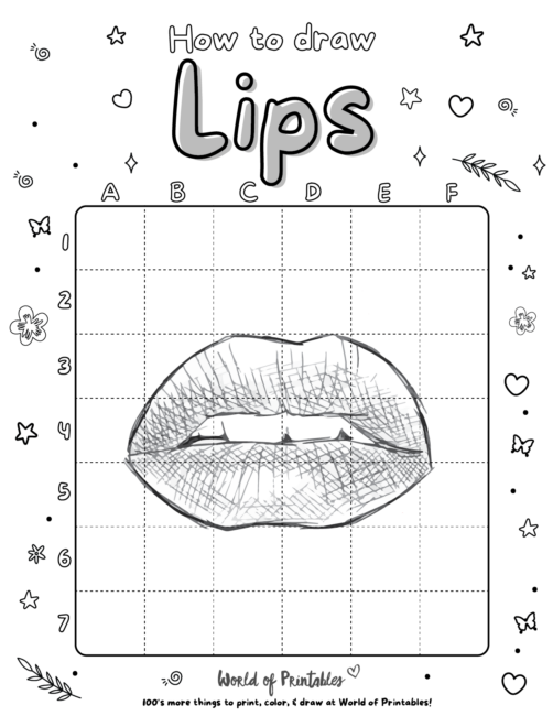 How To Draw Lips 4