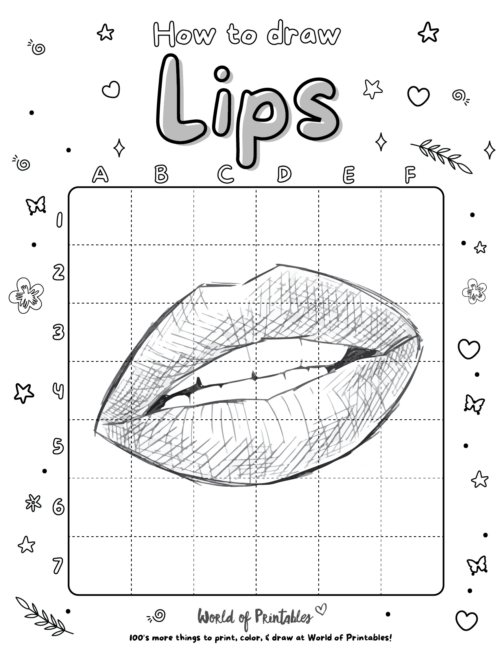 How To Draw Lips