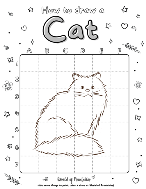 How To Draw a Cat 2