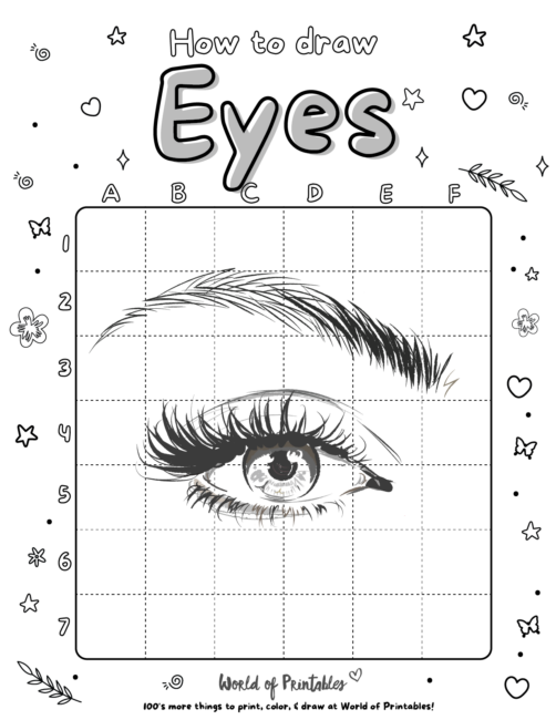 How To Draw a Eyes 3