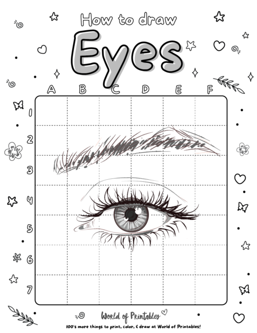 How To Draw a Eyes 4