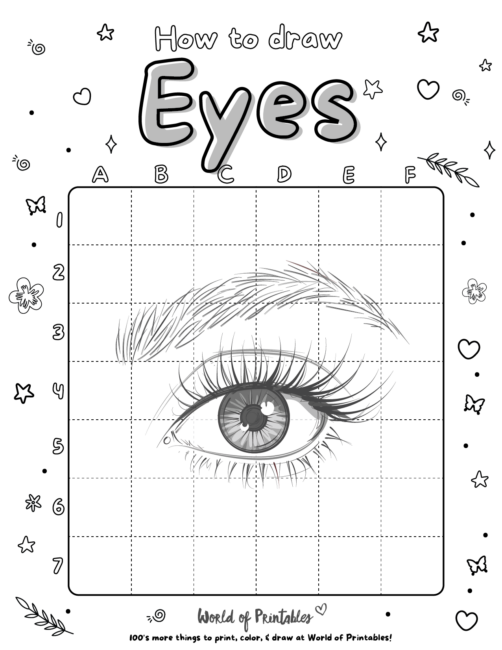 How To Draw a Eyes 5