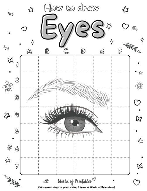 How To Draw a Eyes 6