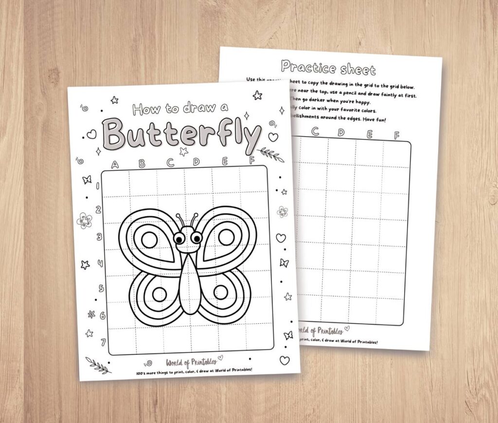 How to Draw a Butterfly Easy-Peasy & Fast ! {for kids, teens and adults}