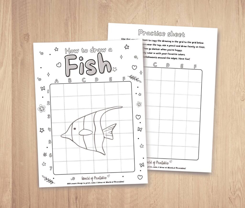 How To Draw a fish step by step