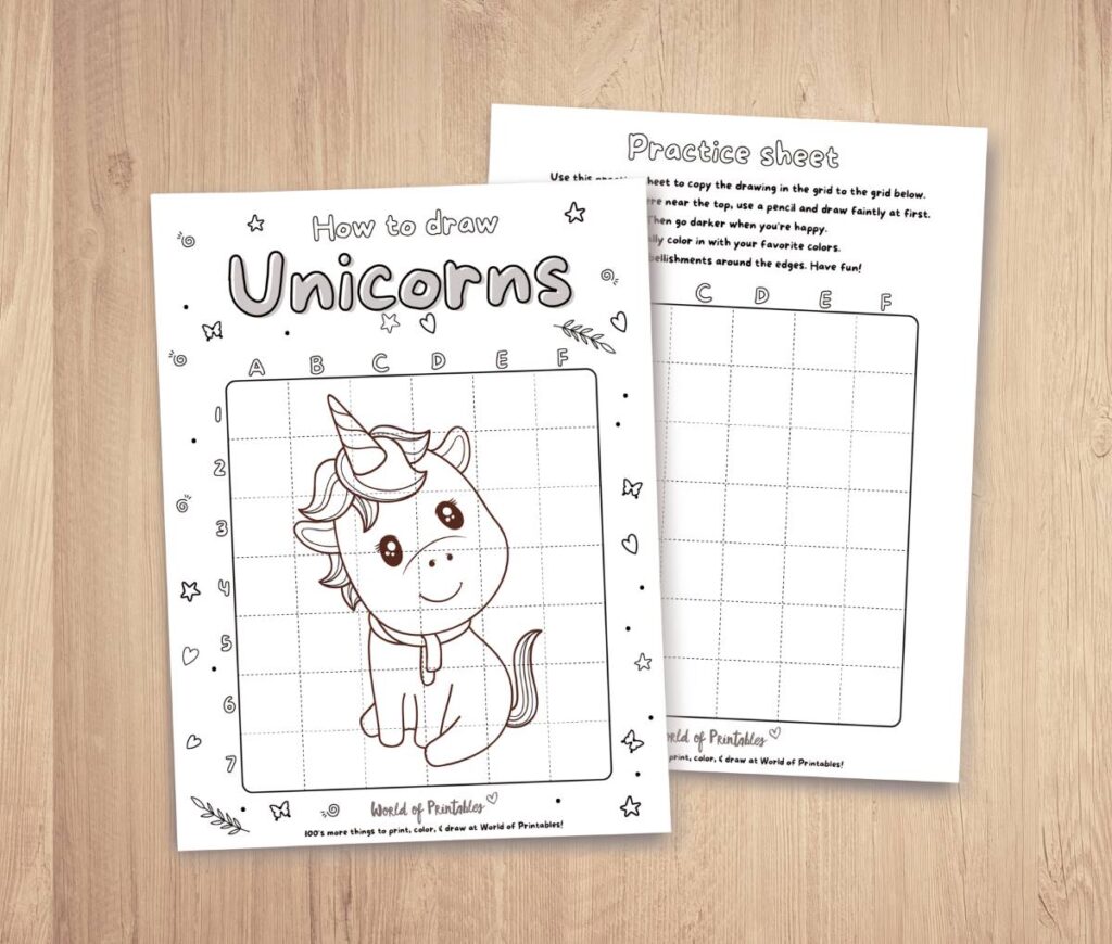 How to draw unicorns step by step