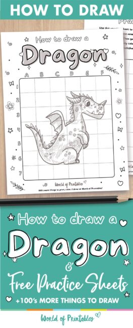 How to draw a dragon easy