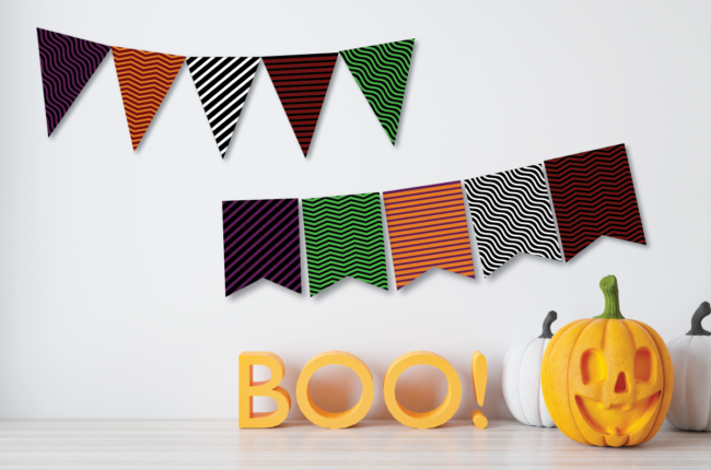 Pattern Halloween Banners