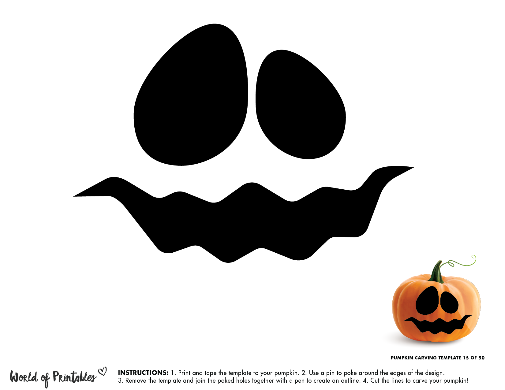 Printable Free Pumpkin Carving Stencils Printable Form Templates And 