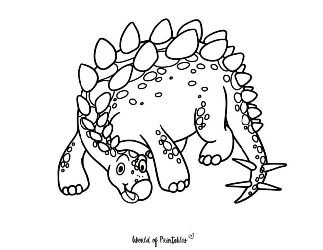free dinosaur coloring pages