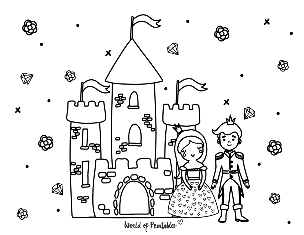 50+ Best Princess Coloring Pages | Free Printables For Kids - World of