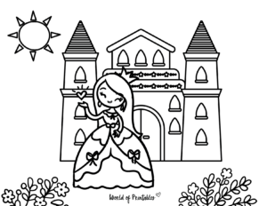 50+ Best Princess Coloring Pages | Free Printables For Kids - World of