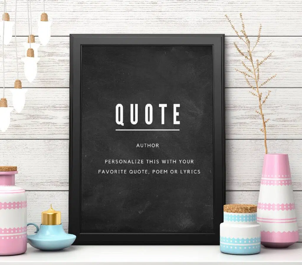 Custom Quote Wall Art Personalized Gift Quote Prints Song Lyrics Office Wall Art Quotes